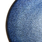 Assiettes creuses Olympia Luna bleu nuit 255 mm (lot de 4)