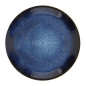 Assiettes creuses Olympia Luna bleu nuit 205 mm (lot de 4)