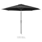 Parasol rond Bolero Seville 3m noir