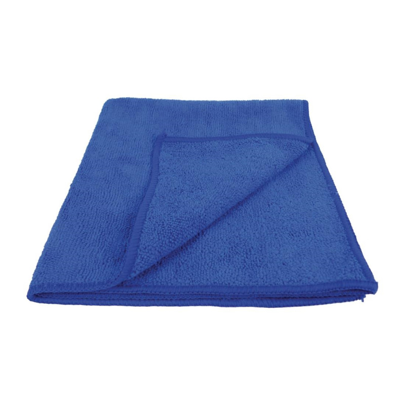 Chiffons microfibres EcoTech bleus (lot de 10)