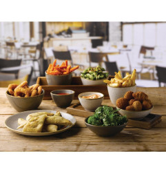 Pots à sauce Churchill Stonecast Grey 70mm (Lot de 12)