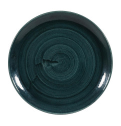 Assiettes rondes Churchill Stonecast Patina Rustic Teal 288mm (Lot de 12)