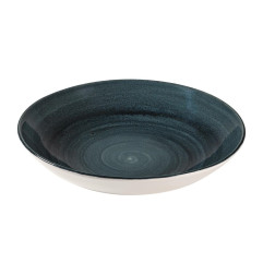 Assiettes coupes rondes Churchill Stonecast Patina Rustic Teal 40oz 248mm (Lot de 12)