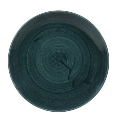 Assiettes rondes Churchill Stonecast Patina Rustic Teal 217mm (Lot de 12)