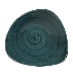 Bols triangulaires Churchill Stonecast Patina Rustic Teal 235mm (Lot de 12)