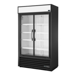Vitrine réfrigérée positive 2 portes True Slimline noire TVM-48SL-HC-VM01