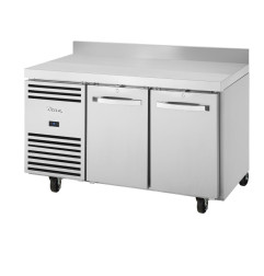 Table réfrigéree positive 2 portes GN 1/1 avec dosseret True TCR1/2