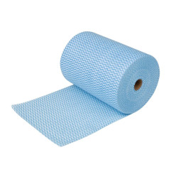 Chiffons non tissés bleus Nisbets Essentials (rouleau de 300)
