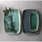 Assiettes oblongues Churchill Stonecast No.4 Samphire Green 269 x 127mm (Lot de 12)
