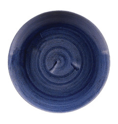 Assiettes rondes Churchill Stonecast Patina Cobalt 217mm (Lot de 12)