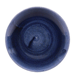 Assiettes rondes Churchill Stonecast Patina Cobalt 165mm (Lot de 12)
