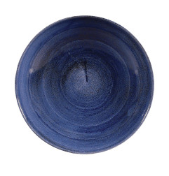 Assiettes coupes rondes Churchill Stonecast Patina Cobalt 248mm (Lot de 12)