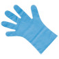 Gants alimentaires en TPE non poudrés bleus Nisbets Essentials M (lot de 200)