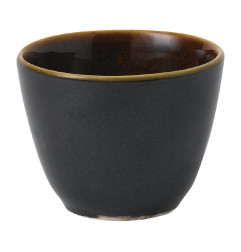 Pots à frites Churchill Super Vitrified Nourish Black Onyx 2 tons 290ml (Lot de 12)