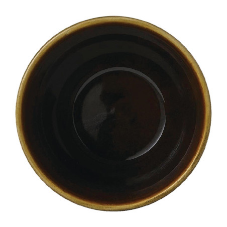 Pots à frites Churchill Super Vitrified Nourish Black Onyx 2 tons 290ml (Lot de 12)