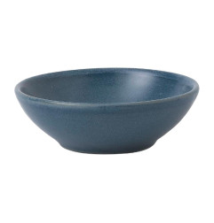 Bols à soupe peu profonds Churchill Super Vitrified Nourish Oslo Blue 200ml (Lot de 12)