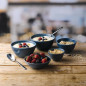 Pots à sauce Churchill Super Vitrified Nourish Oslo Blue 60ml (Lot de 12)