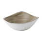 Bols triangulaires Churchill Stonecast Patina Lotus Antique Taupe 178mm (Lot de 12)