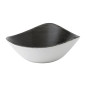 Bols triangulaires Churchill Stonecast Patina Lotus Iron Black 178mm (Lot de 12)