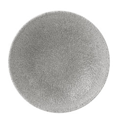 Assiettes coupes rondes Churchill Raku Evolve Jasper Grey 182mm (Lot de 12)