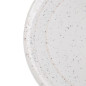 Assiettes Plates Rondes Olympia Cavolo Blanc Moucheté 180mm (Lot de 6)