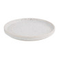 Assiettes Plates Rondes Olympia Cavolo Blanc Moucheté 180mm (Lot de 6)