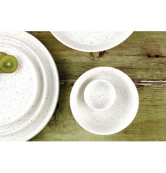 Pots À Sauce Blanc Moucheté Olympia Cavolo 67mm (Lot de 12)