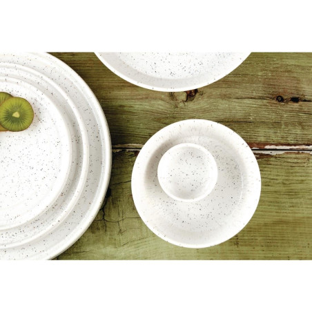 Pots À Sauce Blanc Moucheté Olympia Cavolo 67mm (Lot de 12)