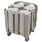 Chariot ajustable à assiettes Cambro Série S