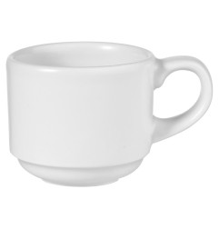 Tasses empilables Churchill White 85ml (Lot de 12)