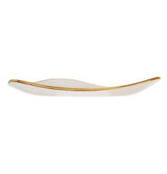 Assiettes triangulaires Churchill  Stonecast Barley White Lotus 265mm (Lot de 12)