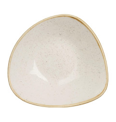 Bols triangulaires Churchill Stonecast Barley White 152mm (Lot de 12)