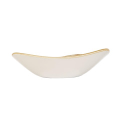 Bols triangulaires Churchill Stonecast Barley White 152mm (Lot de 12)