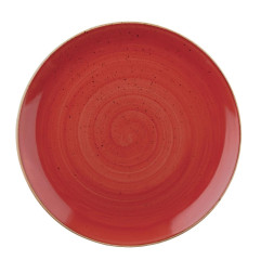 Assiettes rondes Churchill Stonecast Berry Red Evolve 323mm (Lot de 6)