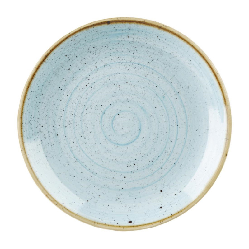 Assiettes rondes Churchill Stonecast Duck Egg Evolve 304mm (Lot de 6)