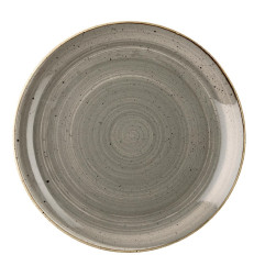 Assiettes rondes Churchill Stonecast Grey Evolve 324mm (Lot de 6)