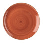 Assiettes avec rebord Churchill  Stonecast Spiced Orange Evolve 324mm (Lot de 6)