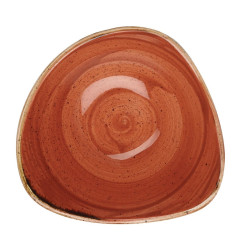 Bols triangulaires Churchill Stonecast Spiced Orange Lotus 153mm (Lot de 12)