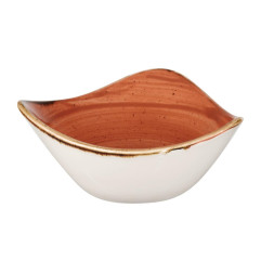 Bols triangulaires Churchill Stonecast Spiced Orange Lotus 153mm (Lot de 12)