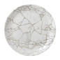 Assiettes rondes Studio Prints Kintsugi Agate Grey 260mm (Lot de 12)
