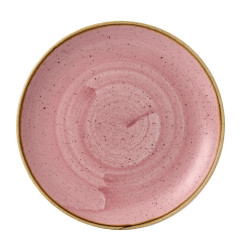 Assiettes rondes Petal Stonecast Pink 217mm (Lot de 12)