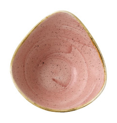 Bols triangulaires Churchill Stonecast Petal Pink 153mm (Lot de 12)