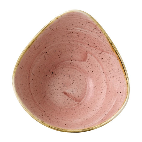 Bols triangulaires Churchill Stonecast Petal Pink 153mm (Lot de 12)