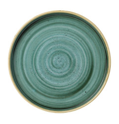 Assiettes avec rebord Churchill Stonecast Samphire Green 210mm (Lot de 6)