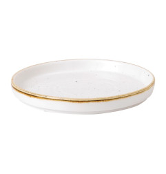 Assiettes avec rebord Churchill Stonecast Barley White 157mm (Lot de 6)