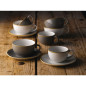 Tasses à cappuccino Churchill Stonecast Barley White 170ml (Lot de 12)