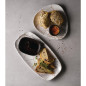 Assiettes triangulaires Churchill Studio Prints Kintsugi Agate Grey Lotus 254mm (Lot de 12)
