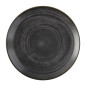 Assiettes rondes Churchill Stonecast Raw Evolve Black 260mm (Lot de 12)