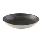 Assiettes coupes rondes Churchill Stonecast Raw Evolve Black 248mm (Lot de 12)