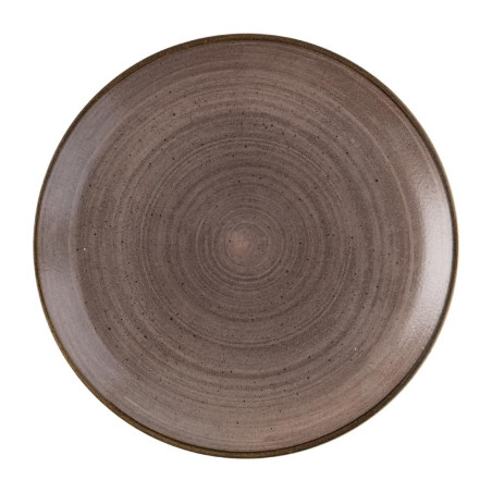 Assiettes avec rebord Churchill Stonecast Raw Evolve Brown 286mm (Lot de 12)